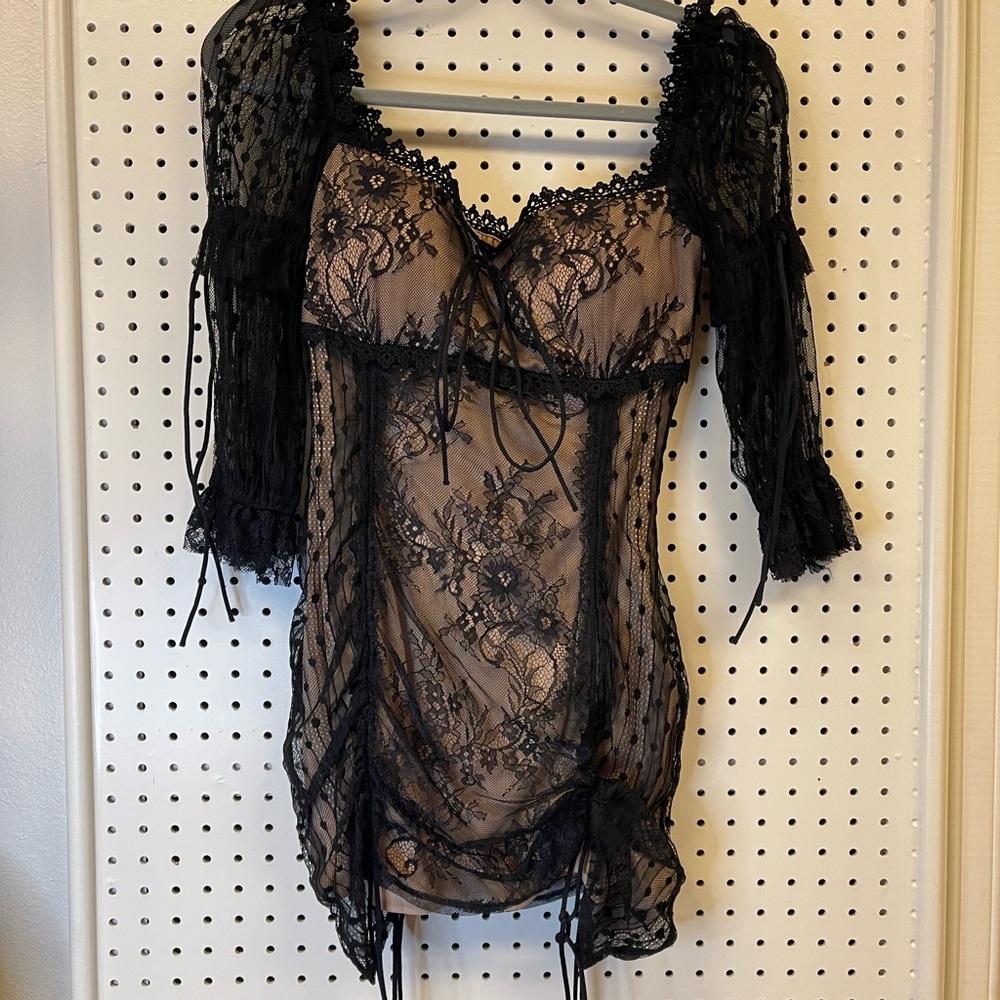 Elegant Black Lace dress